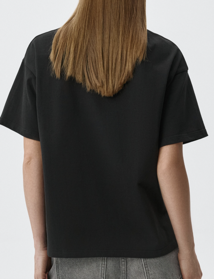 5802010237 Շապիկ կիսաթև  KATE OVERSIZE FIT